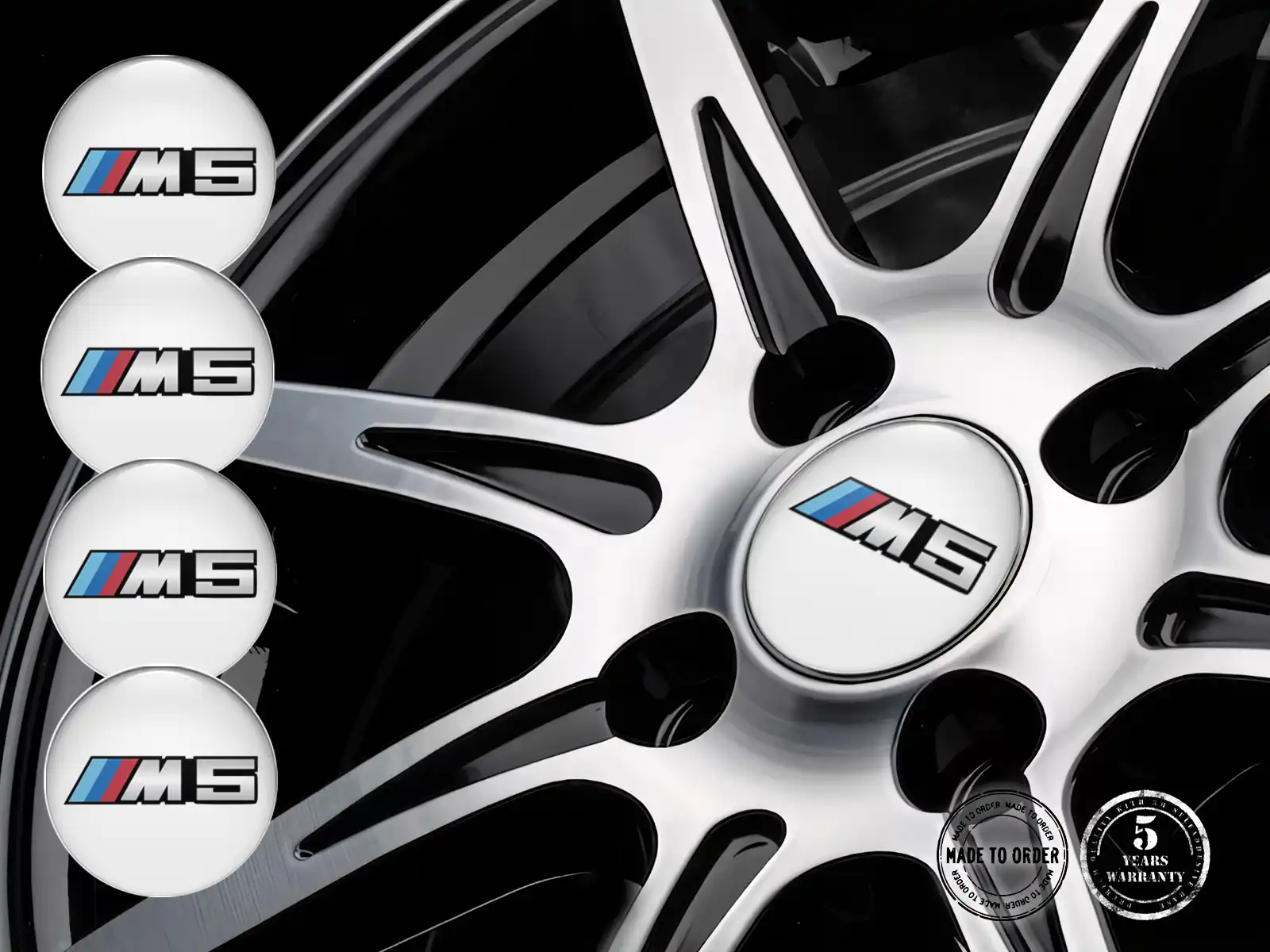 BMW Calcomanía Rueda Logo Cascada Gravitacional Pulso